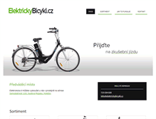 Tablet Screenshot of elektrickybicykl.cz